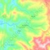 San Emilio topographic map, elevation, terrain