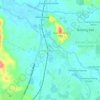 Hulu Yam Lama topographic map, elevation, terrain