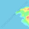Malin Head topographic map, elevation, terrain