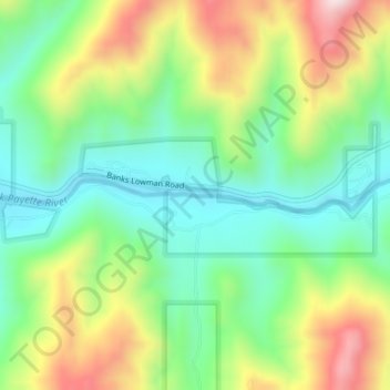 Grimes Pass topographic map, elevation, terrain