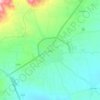 Azaz topographic map, elevation, terrain