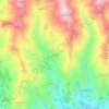 Los Díaz topographic map, elevation, terrain