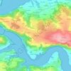 Kergadalen topographic map, elevation, terrain