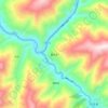 金沙乡 topographic map, elevation, terrain