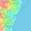 Recife topographic map, elevation, terrain