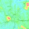 Karkala topographic map, elevation, terrain