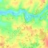 Romefort topographic map, elevation, terrain