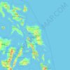 Samar topographic map, elevation, terrain