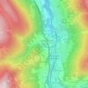 Mützens topographic map, elevation, terrain