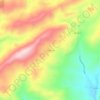 La Viñuela topographic map, elevation, terrain
