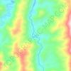 泮水 topographic map, elevation, terrain