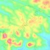 Thadiyoor topographic map, elevation, terrain