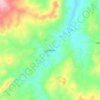 Las Botas topographic map, elevation, terrain