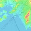 Piraeus topographic map, elevation, terrain