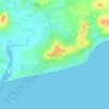 Prampram topographic map, elevation, terrain