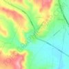 ام البساتين topographic map, elevation, terrain