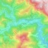 Crezenoux topographic map, elevation, terrain