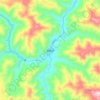 板蚌乡 topographic map, elevation, terrain