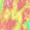 丽江市 topographic map, elevation, terrain