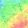 Croas de Prat Keruscat topographic map, elevation, terrain