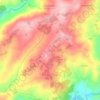 Pindo topographic map, elevation, terrain