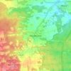 Weidensees topographic map, elevation, terrain