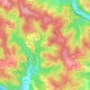 La Ferrassie topographic map, elevation, terrain