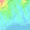 La Resina topographic map, elevation, terrain