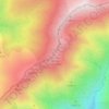 Cuerda de los Infiernillos topographic map, elevation, terrain