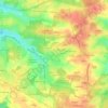 Guignan topographic map, elevation, terrain