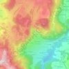 Les Pierriers topographic map, elevation, terrain