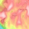 The Matterhorn topographic map, elevation, terrain