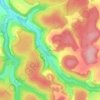 Châtellenot topographic map, elevation, terrain