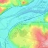 Bressoux topographic map, elevation, terrain