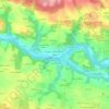 Kerhoc topographic map, elevation, terrain