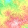 Bulawayo topographic map, elevation, terrain
