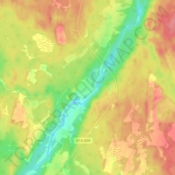 Капшинский topographic map, elevation, terrain