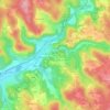 Pradinal topographic map, elevation, terrain