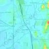 Kampung Sungai Baharu topographic map, elevation, terrain