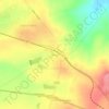 Devon topographic map, elevation, terrain