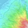 Lotissement Puurai topographic map, elevation, terrain