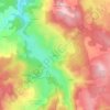 Bécus topographic map, elevation, terrain