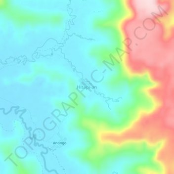 Hitapi-an topographic map, elevation, terrain