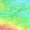 East Whitburn topographic map, elevation, terrain