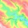 Pradoalbar topographic map, elevation, terrain