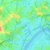 Rosalie topographic map, elevation, terrain