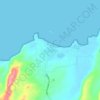 Las Galeras topographic map, elevation, terrain