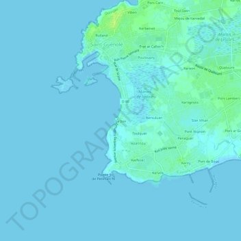 La Joie topographic map, elevation, terrain