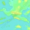 Cat Lake topographic map, elevation, terrain