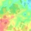 Connolly topographic map, elevation, terrain